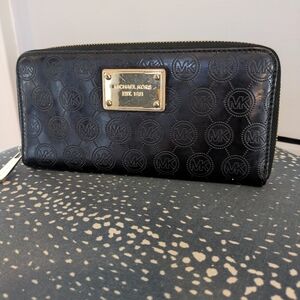 Michael Kors Patient Leather Embossed Wallet
